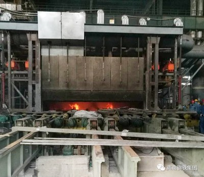 喜讯】金鼎生产区轧钢厂2#加热炉点火烘炉成功