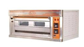 食品烘焙设备-供应酒店厨房设备 恒联QL-4A 豪华型全不锈钢外壳燃气烘炉-食品.